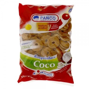 BISCOITO ROSQUINHA DE COCO 500G UNID.