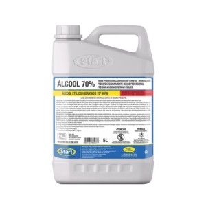 ÁLCOOL LÍQUIDO 5 LITROS 70º INPM - GALÃO